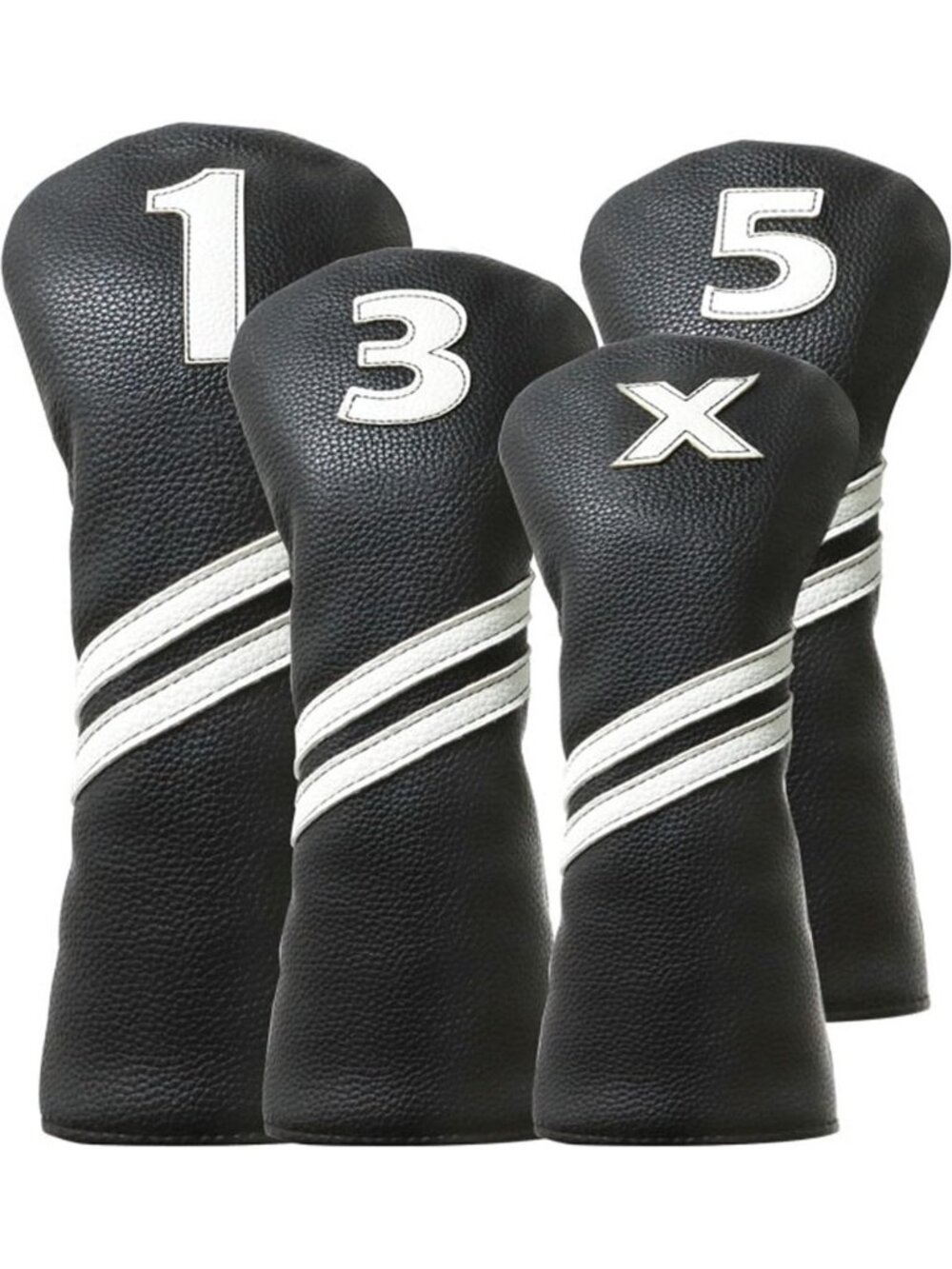 Premium Golf Club Covers Set - 4pcs/1pc Headcovers for Woods, Drivers & Putters